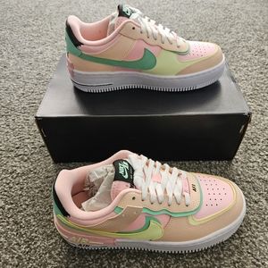 NIB Nike AirForce1 shadow artic punch/barely volt cu8591 601 size 8